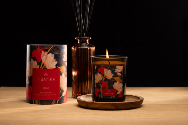 Bougie parfumée artisanale  " Okiō"